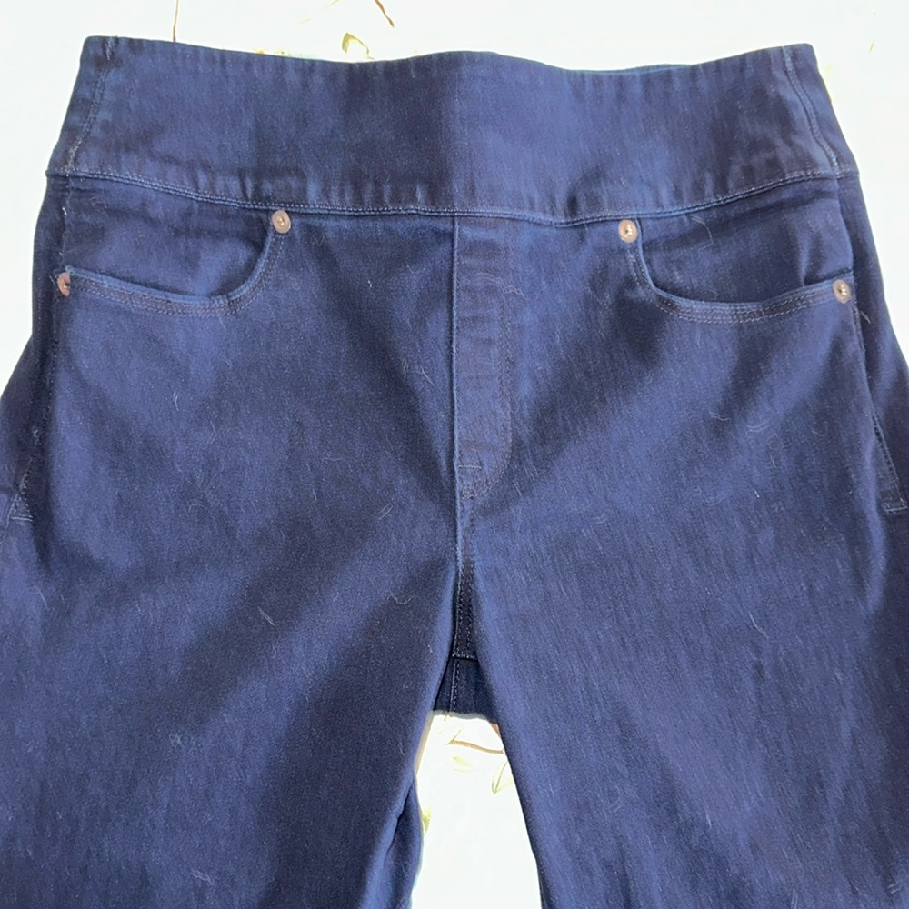 SPANX Women's Boot Cut Jeans - Dark Blue